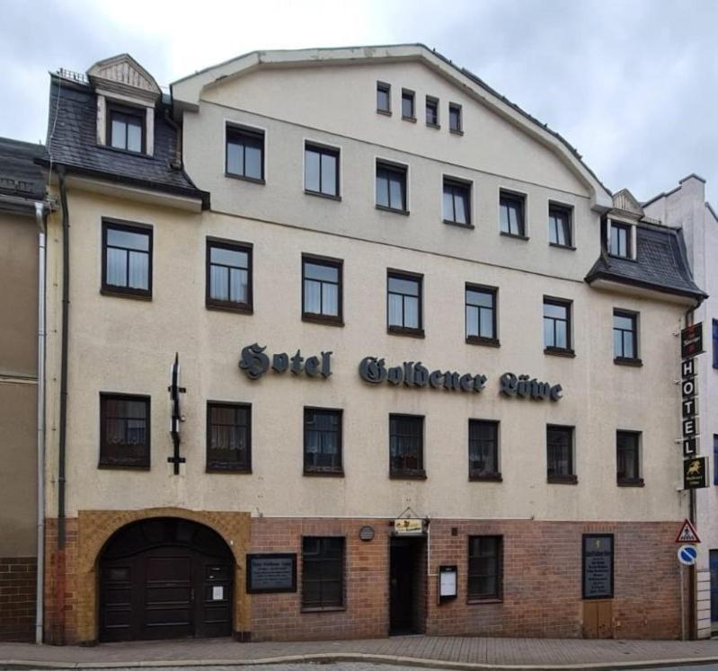Hotel Goldener Loewe Zeulenroda-Triebes Екстер'єр фото
